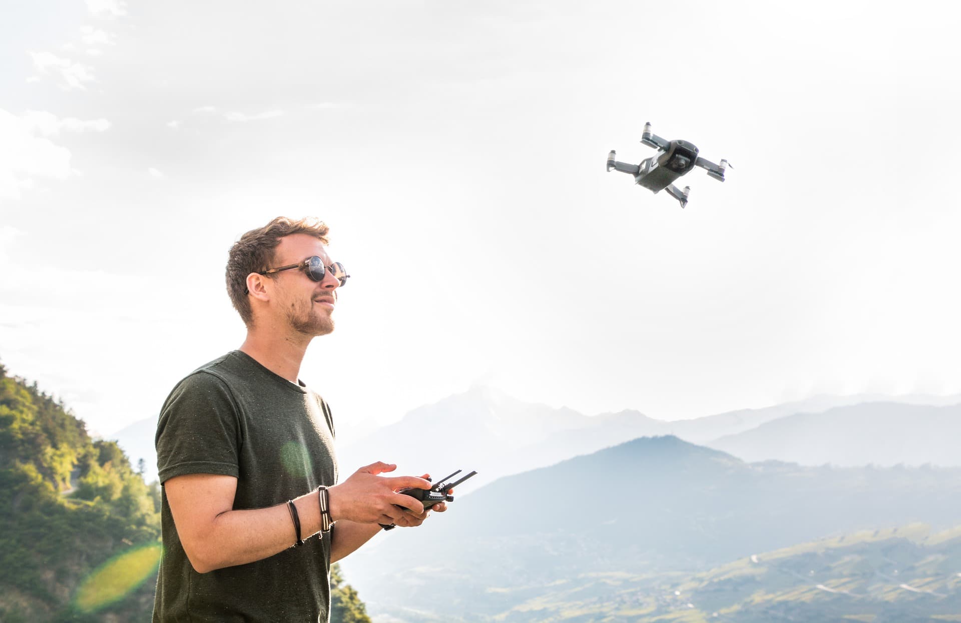 Fotografia aérea capturada com drone